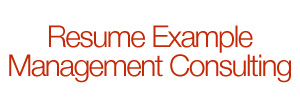 Best Resume Writing Service management consulting