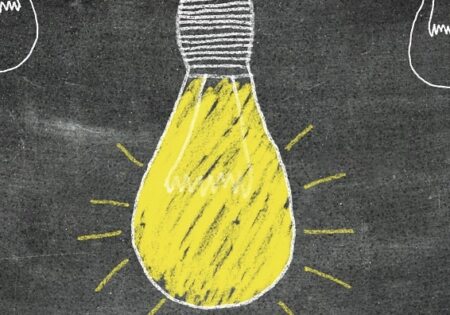light bulbs ideation Linkedin background image