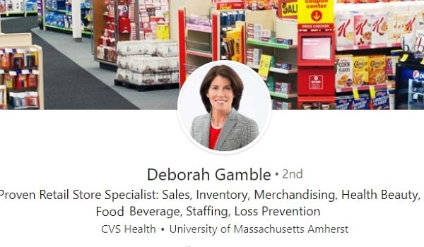 Sample LinkedIn Profile summary example Retail Sales stores, Merchandising Manager