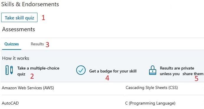 LinkedIn’s New Skill Quiz/Assessment, Expertise Verification