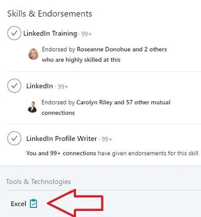 Linkedin Skill Quizz Endorsements Badge