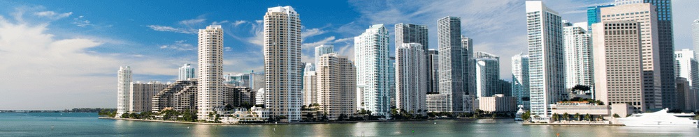 Miami Skyline Image Free 1000x200