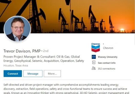 Houston LinkedIn Profile Example Oil Gas Energy Drilling