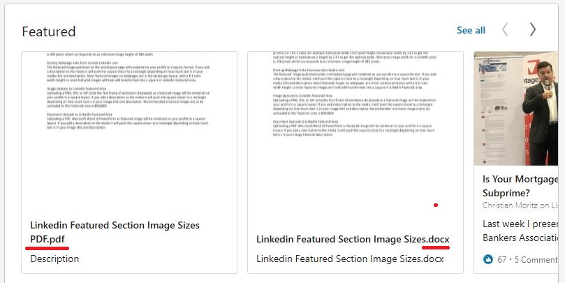 Linkedin Featured Image Size Examples As Microsoft Word Pdf Document Upload