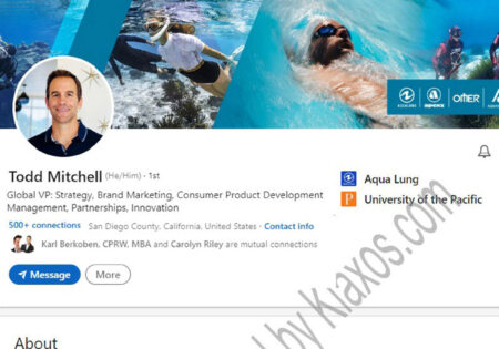 Marketing LinkedIn profile example