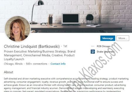 Media agency LinkedIn profile example