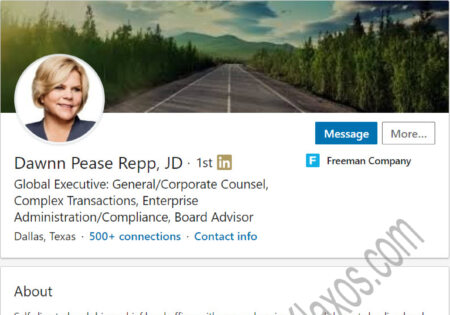 Lawyer LinkedIn profile example