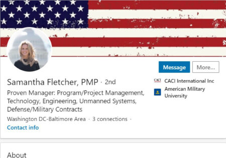 Government contracts LinkedIn profile example