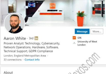 London England LinkedIn Profile Example