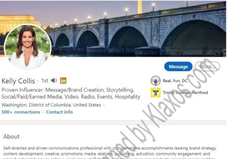 Digital media professional LinkedIn profile example