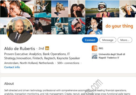 Amsterdam LinkedIn Profile Example