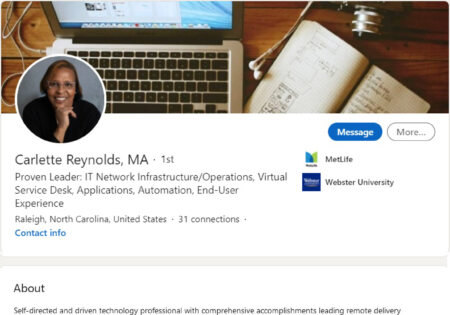 Technology Network Operations Engineer Resume-LinkedIn Profile Writing Samples