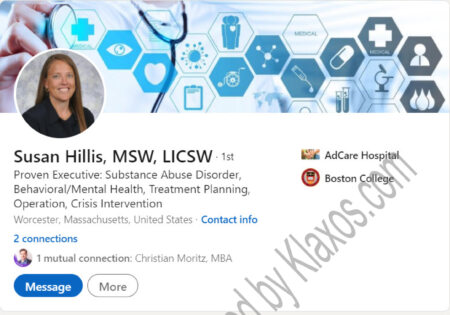 Behavioral health care LinkedIn profile example