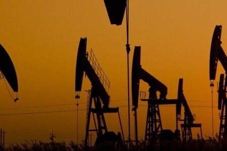 Oil Drilling Derrick Linkedin Background