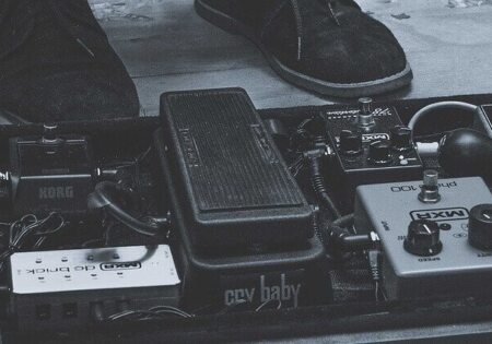 Music Cry Baby Wah Pedals LinkedIn background image