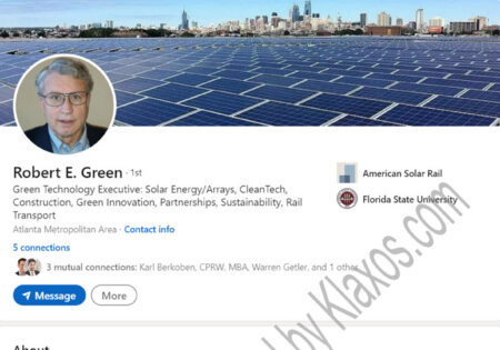 Wind, solar, green energy power professional LinkedIn profile example
