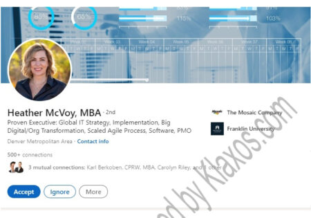 Tech Digital Transformation LinkedIn profile example