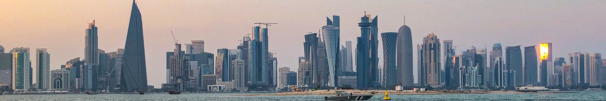 Doha Qatar Skyline 1200px200