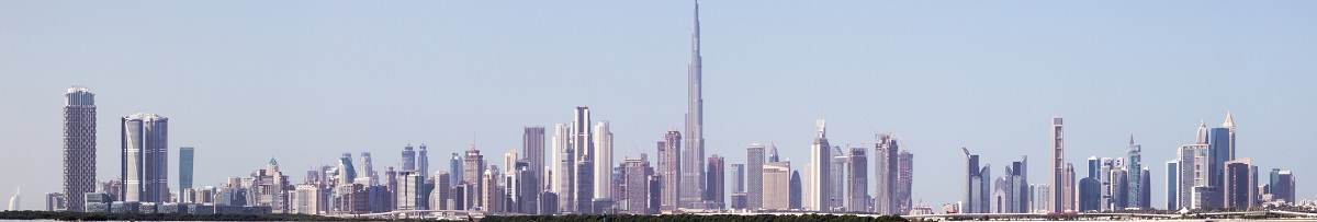 Dubai United Arab Emirates UAE Business skyline cityscape