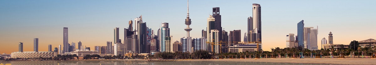 Kuwait City Cityscape Skyline
